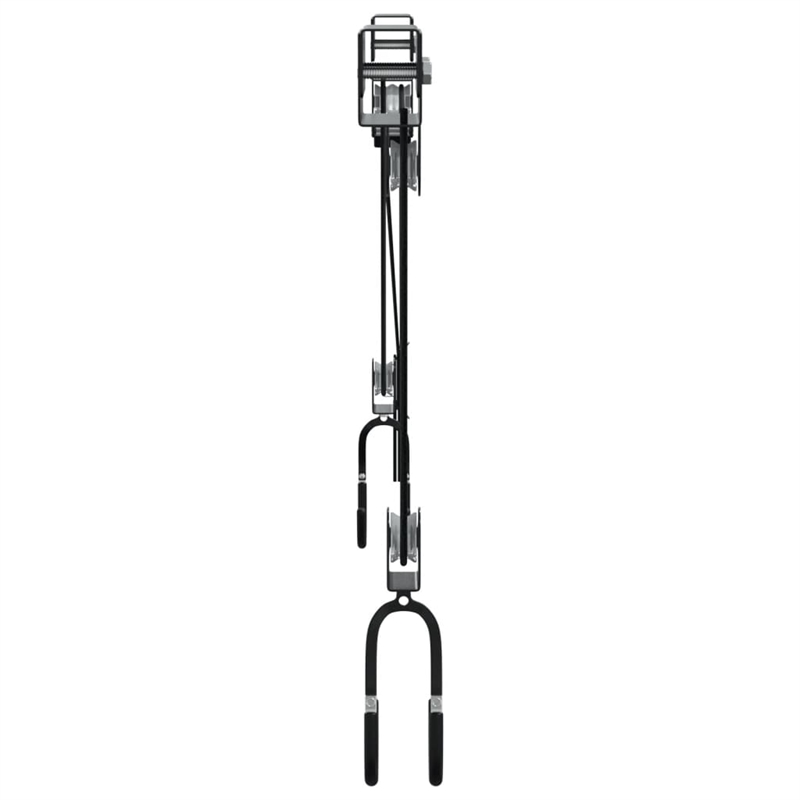 vidaXL Bike Hoist with Ceiling Mount in Black