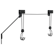 vidaXL Bike Hoist with Ceiling Mount in Black