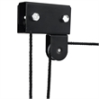 vidaXL Bike Hoist with Ceiling Mount in Black