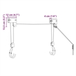 vidaXL Bike Hoist with Ceiling Mount in Black
