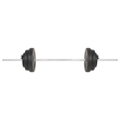 vidaXL 66.1lbs Barbell Set in Black