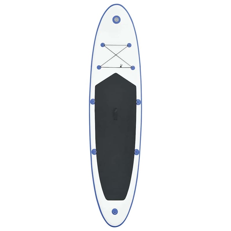 vidaXL Inflatable Stand Up Paddle Board Set in Blue and White