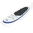 vidaXL Inflatable Stand Up Paddle Board Set in Blue and White