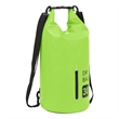 vidaXL 7.9 gal PVC Dry Bag with Zipper in Green