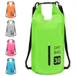 vidaXL 7.9 gal PVC Dry Bag with Zipper in Green