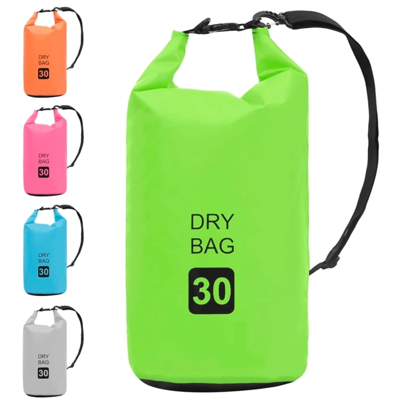 vidaXL 7.9 gal PVC Dry Bag in Green