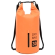 vidaXL 7.9 gal PVC Dry Bag with Zipper in Orange