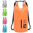 vidaXL 7.9 gal PVC Dry Bag with Zipper in Orange