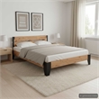 vidaXL Solid Acacia Wood Durable Full Bed Frame in Brown