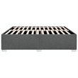 vidaXL Engineered Wood California King Bed Frame in Dark Gray