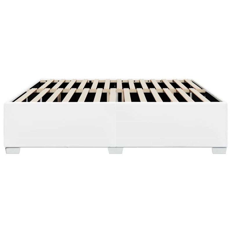 vidaXL California King Bed Frame in White