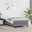 vidaXL Engineered Wood Twin Bed Frame in Dark grey