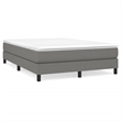 vidaXL Engineered Wood Bed Queen Frame in Dark Grey