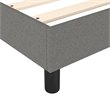 vidaXL Full Engineered Wood Bed Frame in Dark Grey
