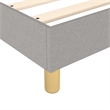 vidaXL Twin Engineered wood Bed Frame in Light Grey