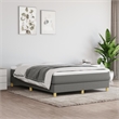 vidaXL Full Engineered Wood Bed Frame in Dark Gray