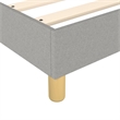 vidaXL King Engineered Wood Bed Frame in Light Gray