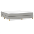 vidaXL California King Engineered Wood Bed Frame in Light Gray