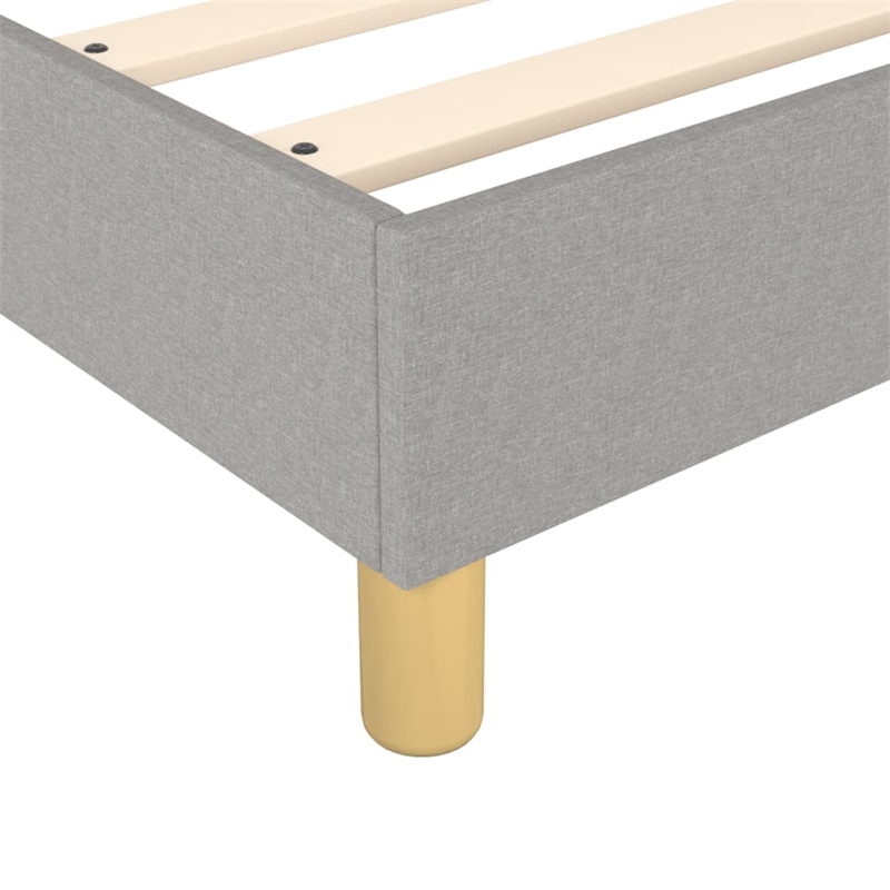 vidaXL California King Engineered Wood Bed Frame in Light Gray