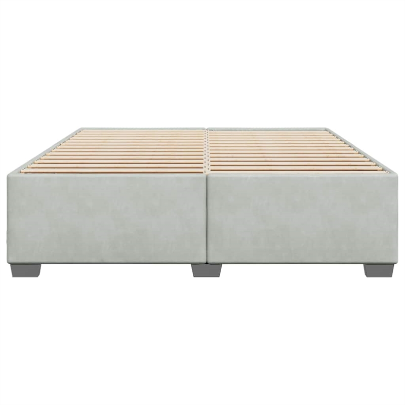 vidaXL California King Bed Frame in Light Gray