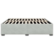 vidaXL California King Bed Frame in Light Gray