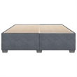 vidaXL Engineered Wood California King Bed Frame in Dark Gray