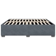 vidaXL Modren King Bed Frame in Dark Gray