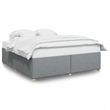 vidaXL California King Bed Frame in Light Gray