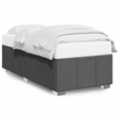 vidaXL Engineered Wood Twin XL Bed Frame in Dark Gray