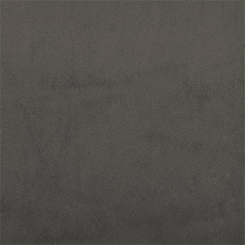 vidaXL Engineered Wood Twin XL Bed Frame in Dark Gray