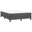 vidaXL Engineered Wood Bed Frame in Dark Grey
