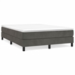 vidaXL Engineered Wood Bed Frame in Dark Grey