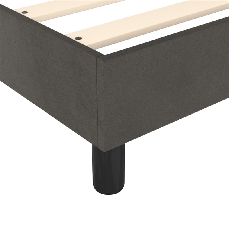 vidaXL Engineered Wood Bed Frame in Dark Grey