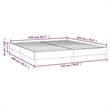 vidaXL Engineered Wood Bed Queen Frame in Dark Grey