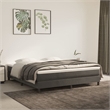 vidaXL Velvet King Bed Frame in Dark grey