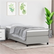 vidaXL Engineered Wood Twin Bed Frame in Light Grey