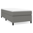 vidaXL Engineered Wood Twin Bed Frame in Dark Gray