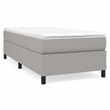 vidaXL Twin XL Engineered Wood Bed Frame in Light Grey