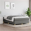 vidaXL Modern Engineered Wood Full Bed Frame in Dark Grey