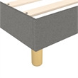 vidaXL Engineered Wood Bed Queen Frame in Dark Gray