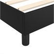 vidaXL Engineered wood Twin Bed Frame in Black