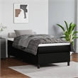 vidaXL Engineered wood Twin Bed Frame in Black
