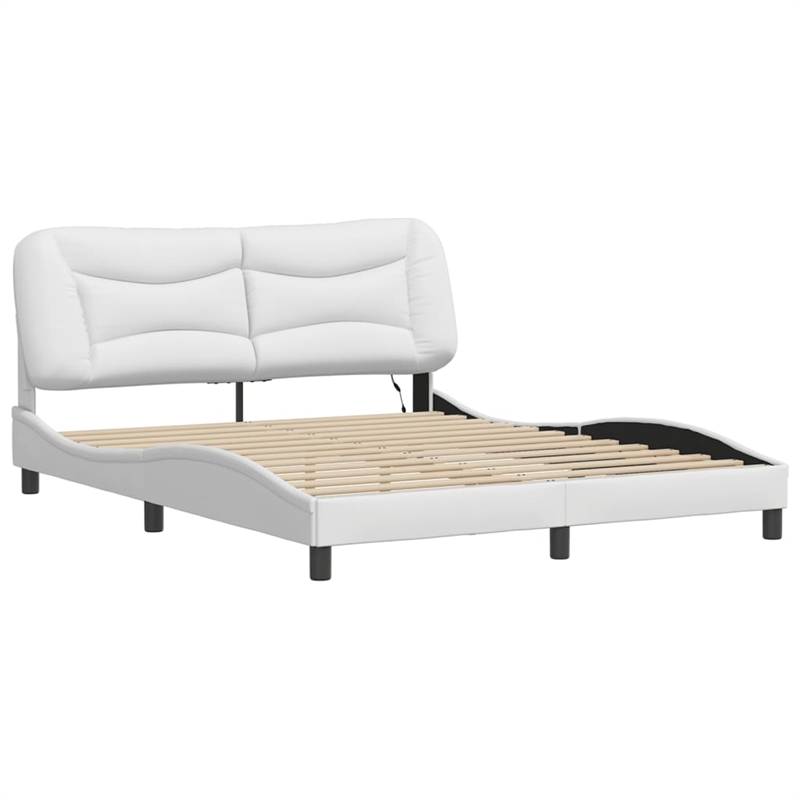 vidaXL Bed Frame with LED without Mattress 