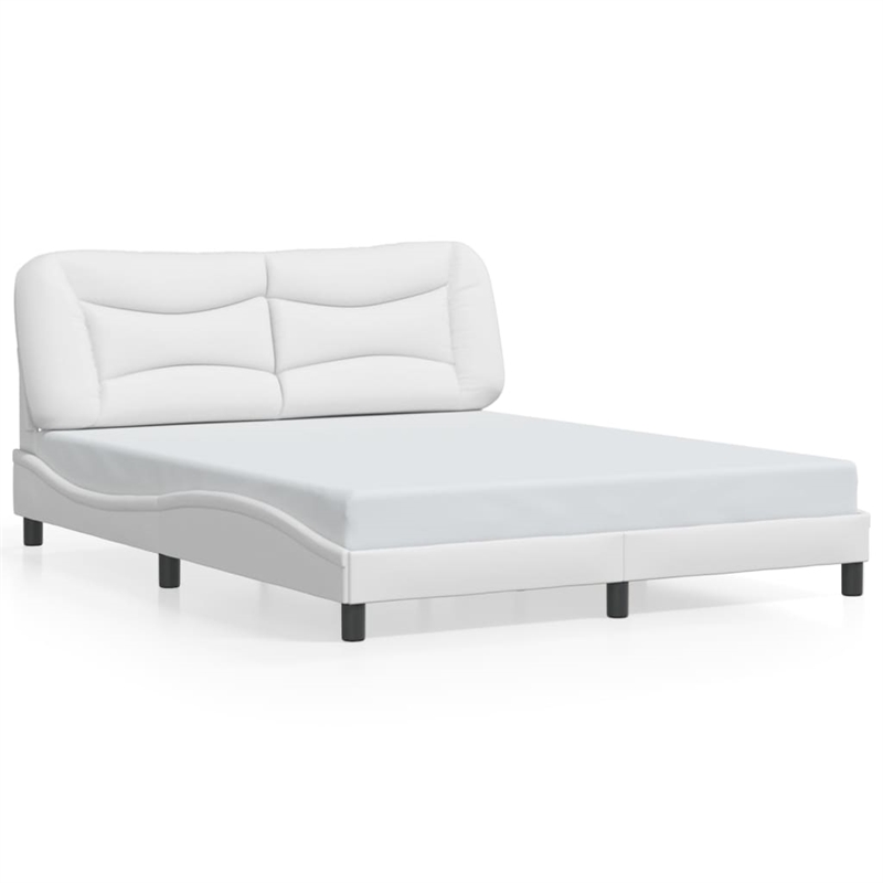 vidaXL Bed Frame with LED without Mattress 
