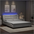 vidaXL Bed Frame with LED without Mattress 