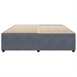 vidaXL Engineered Wood California King Bed Frame in Dark Gray