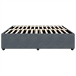 vidaXL Engineered Wood California King Bed Frame in Dark Gray