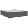 vidaXL Engineered Wood California King Bed Frame in Dark Gray