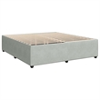 vidaXL King Bed Frame in Light Gray