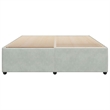 vidaXL King Bed Frame in Light Gray